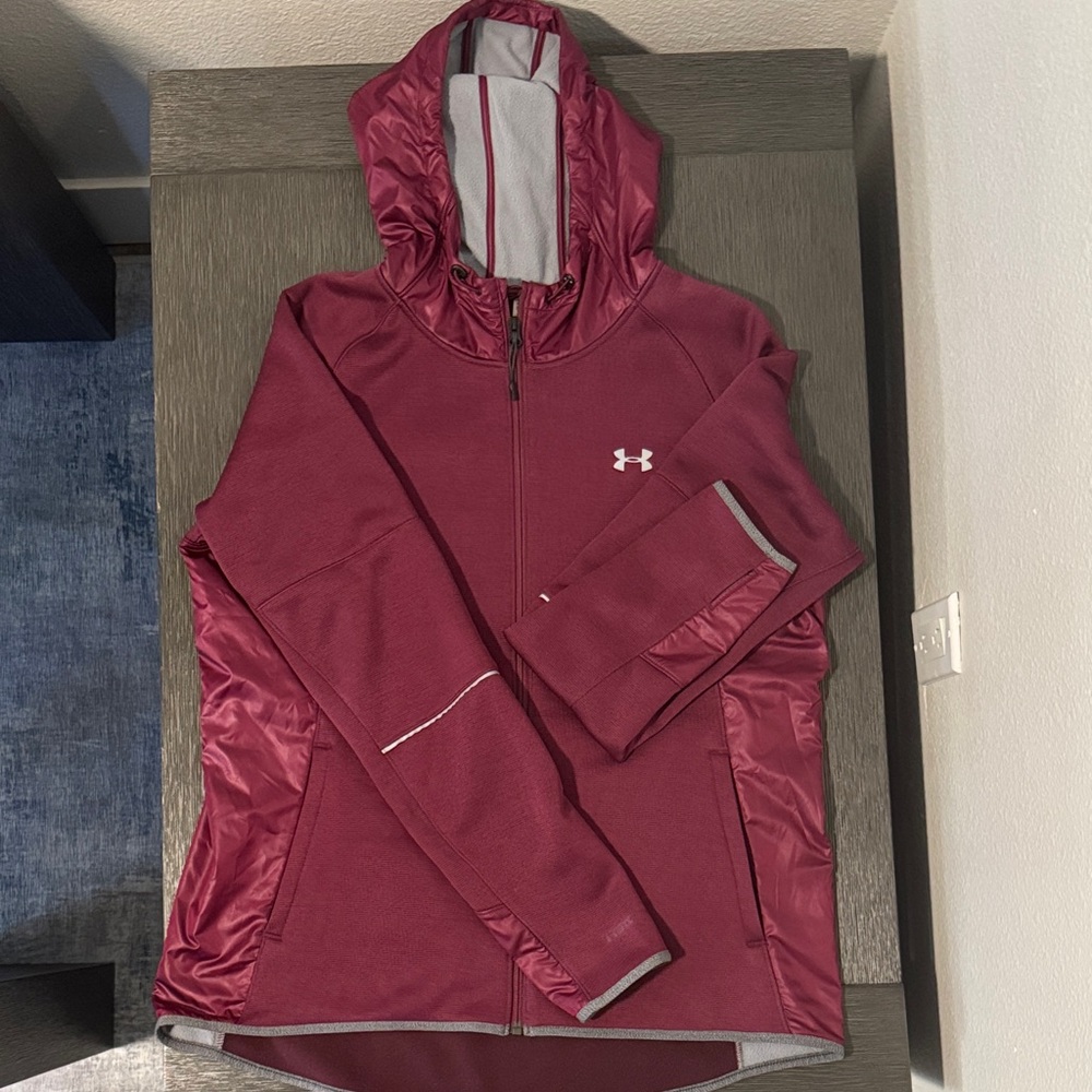 Women’s Under Armour Burgundy Hooded Jacket